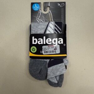 Balega Ultralight No Show Socks - Gray NEW